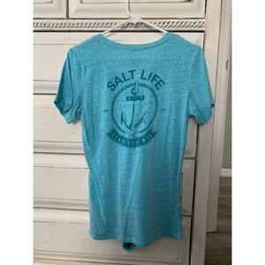 Salt life V-neck t-shirt